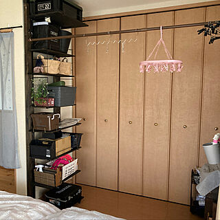 ラブリコ棚DIY/寝室/すきな物に囲まれて暮らしたい/あったらいいなを形に/プチプラ雑貨...などのインテリア実例 - 2022-10-10 12:24:14