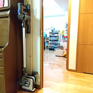 部屋全体/掃除機/すっきり暮らしたい/こどもと暮らす。/ナチュラル...などのインテリア実例 - 2021-02-21 15:50:46