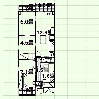 部屋全体/築35年/子供と暮らす。/中古マンションリノベーション/間取りが微妙...などのインテリア実例 - 2016-09-03 19:31:41