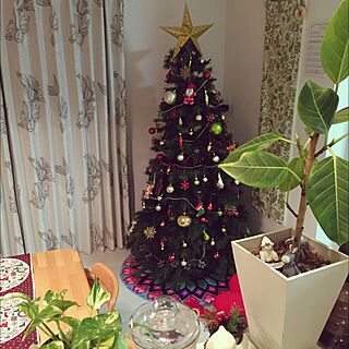 リビング/クリスマスツリー 180cmのインテリア実例 - 2015-12-02 23:51:41