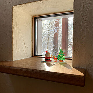 ニッチ/クリスマス/雪景色/珪藻土の壁/小窓...などのインテリア実例 - 2020-12-27 10:12:50