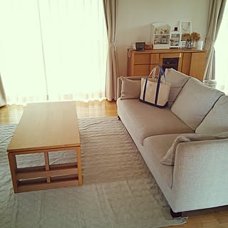 部屋全体/同じような写真ばかりで、ごめんなさい…/無印良品/無印のラグのインテリア実例 - 2015-04-30 19:30:12