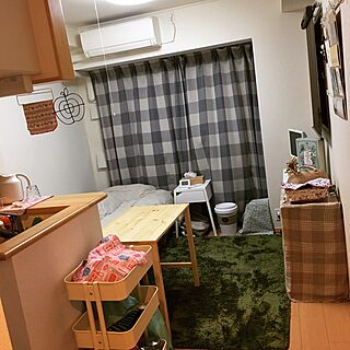 部屋全体/白で統一/カウンターキッチン/芝生ラグ/Afternoon Tea LIVING...などのインテリア実例 - 2017-05-06 23:10:23