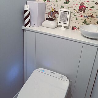 トイレ/mon・o・tone/白い床/モノトーン/IKEAのインテリア実例 - 2016-03-03 16:54:43
