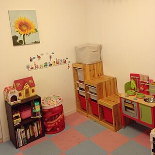 リビング/子供部屋/IKEA/子どもスペースのインテリア実例 - 2014-03-06 20:50:36