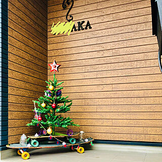 クリスマスツリー/スケートボード/sk8/クリスマス/狭小住宅...などのインテリア実例 - 2019-11-26 23:53:18
