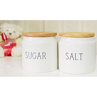 キッチン/salt/sugar/雑貨/調味料入れ...などのインテリア実例 - 2016-01-18 23:21:47