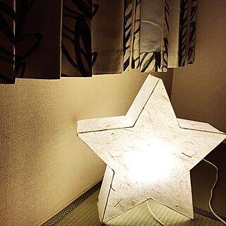 ベッド周り/和室/IKEA/照明/スターのインテリア実例 - 2016-11-20 18:20:06
