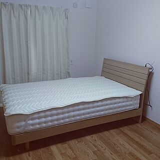 ベッド周り/ニトリのベッド/ニトリのカーテンのインテリア実例 - 2017-04-07 10:48:15