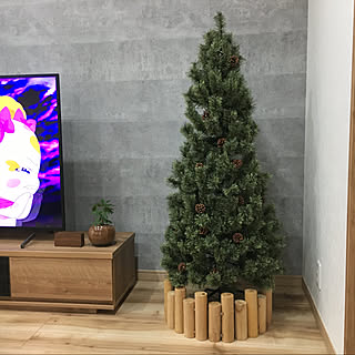 ヌードツリー 150cm/ヌードツリー/テレビ横/クリスマス/ニコアンド...などのインテリア実例 - 2020-11-19 09:16:02