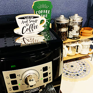 DeLonghi/デロンギコーヒーメーカー/デロンギ/コーヒーのある暮らし/ダイソー...などのインテリア実例 - 2022-02-18 14:20:01