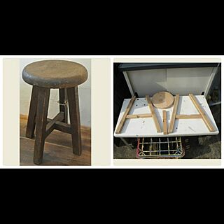 DIY/丸椅子のインテリア実例 - 2016-04-19 08:19:28