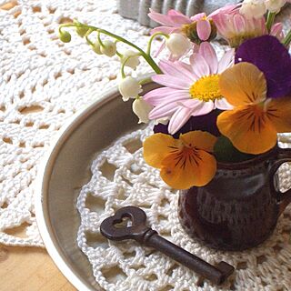 机/古いもの/庭のお花/植物のインテリア実例 - 2013-03-28 16:41:14