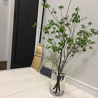 ドウダンツツジ ニトリフラワーベースのおしゃれなアレンジ 飾り方のインテリア実例 Roomclip ルームクリップ