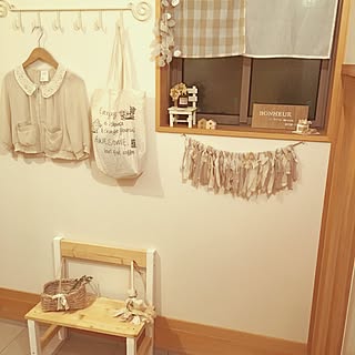 玄関/入り口/キッズベンチDIY/ハタキ/ガーランド/イベントお疲れ様でした♡...などのインテリア実例 - 2016-08-05 23:05:50