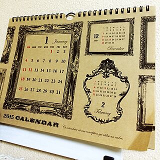 壁/天井/キャンドゥ/cando/カレンダーのインテリア実例 - 2014-12-09 17:50:48