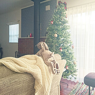 リビング/IKEA/クリスマスツリー/クリスマス/ソファー...などのインテリア実例 - 2017-12-18 08:57:45