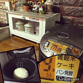 キッチン/クリスマス雑貨/フラペチーノ風/クッションレンガシート/手ごねパン...などのインテリア実例 - 2017-12-11 18:04:07