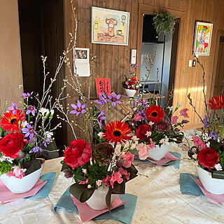 生花を飾る/季節のお花/時間を忘れる/時間を忘れて/丁寧な暮らし...などのインテリア実例 - 2023-02-09 15:44:30