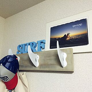 壁/天井/surfer's room/SURF!!/GreenRoom/greenroomgallery...などのインテリア実例 - 2016-01-17 21:39:30