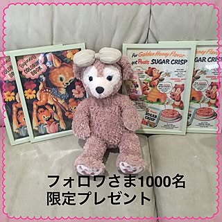 部屋全体/フォロワさま1000名プレ企画/ハンドメイド/アメリカンヴィンテージ/シェリーメイ...などのインテリア実例 - 2016-03-21 17:28:57