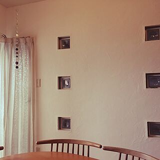 壁/天井/漆喰/DIY/ガラスブロック/模様替え♪のインテリア実例 - 2017-03-27 11:04:17