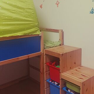 ベッド周り/IKEA/北欧/子供部屋のインテリア実例 - 2014-11-25 00:51:58