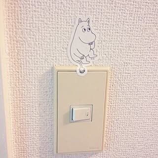 ムーミン/ウォールステッカー/カバではない/NO MOOMIN NO LIFE♪/ロッテの対象のお菓子2個で貰えるのインテリア実例 - 2015-05-22 01:41:59