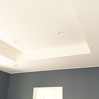 壁/天井/壁紙グレー/ホテルライク風/寝室の天井のインテリア実例 - 2017-09-19 13:42:53