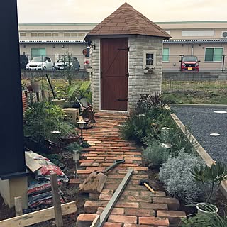 玄関/入り口/手作りの庭/てづくり/DIY/小屋DIY...などのインテリア実例 - 2016-11-18 06:57:41