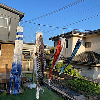 こどもの日/こどもと暮らす/平屋/平屋暮らし/ナチュラルも男前も好き...などのインテリア実例 - 2023-05-01 19:43:14