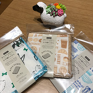 キッチン/ダイソー/Daiso/カフェ風インテリア/かや織りふきん...などのインテリア実例 - 2019-01-21 01:27:51