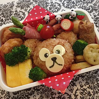 キッチン/運動会のお弁当/キャラ弁/ダマスクのインテリア実例 - 2015-05-31 11:50:49