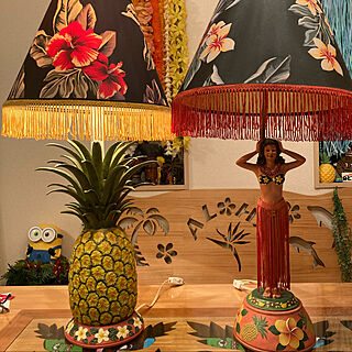 パイナップルランプ❰ハワイインテリア❱ヴィンテージ ハワイ家具