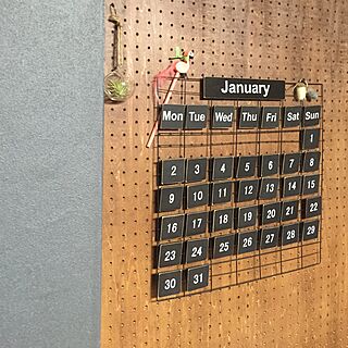 棚/有効ボード/カレンダー/DIY/ペンキ壁...などのインテリア実例 - 2017-01-06 18:42:31