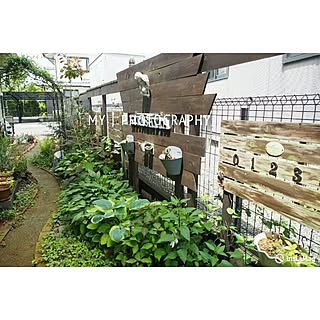 gardening/DIY/実家/ガーデニング/母の手作りの庭...などのインテリア実例 - 2015-05-09 20:26:14