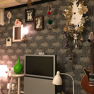 壁/天井/WALPA store TOKYO/壁紙/楽器のある部屋/kinokosupa...などのインテリア実例 - 2019-02-25 00:47:05