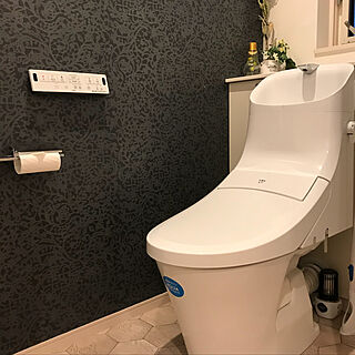 ダイワハウス/北欧/ドライフラワー/トイレの壁/バス/トイレのインテリア実例 - 2018-03-05 17:48:53
