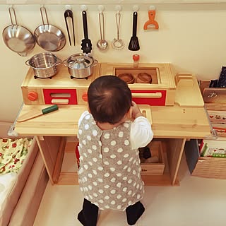 おままごとキッチン ウッディプッディのおしゃれなアレンジ・飾り方の