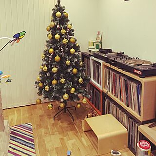レコード収納/クリスマスツリーのインテリア実例 - 2016-12-01 23:55:44