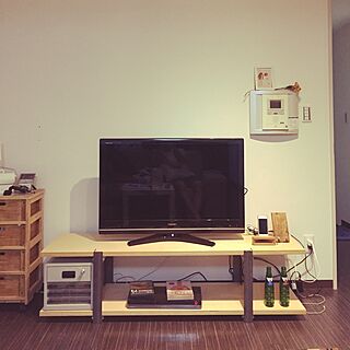 リビング/コーヒーステイン/DIY/テレビボードDIY/アイアン...などのインテリア実例 - 2017-07-20 23:57:03