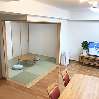 部屋全体/ナチュラル/狭小マンション/すっきり暮らしたい/和室...などのインテリア実例 - 2018-02-08 14:41:46