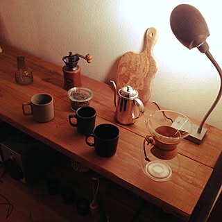 棚/kalita/WECK/コーヒーミル/波佐見焼き...などのインテリア実例 - 2015-04-09 19:30:38