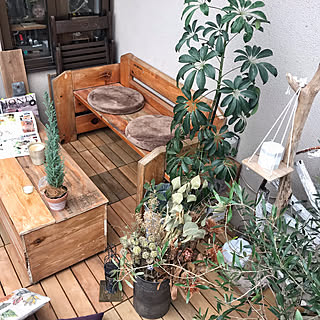 リビング/instagram→chobi0126/カフェ風インテリア/DIY×Green/アップサイクル...などのインテリア実例 - 2018-12-17 08:09:27