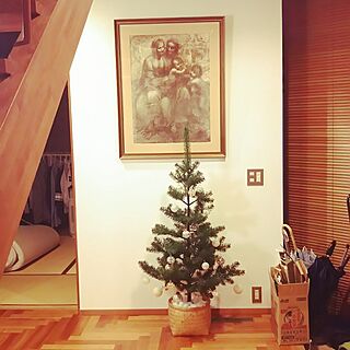 壁/天井/神々しい笑/絵/クリスマス/クリスマスツリー...などのインテリア実例 - 2016-12-17 17:00:41