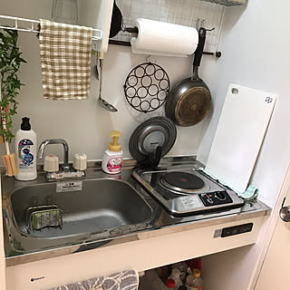 一人暮らし 一口コンロ 泣 のレイアウト おしゃれなインテリアコーディネートの実例 Roomclip ルームクリップ