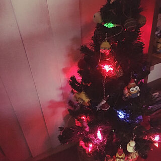 リビング/ミニオン/クリスマスツリーのインテリア実例 - 2017-12-24 23:04:09