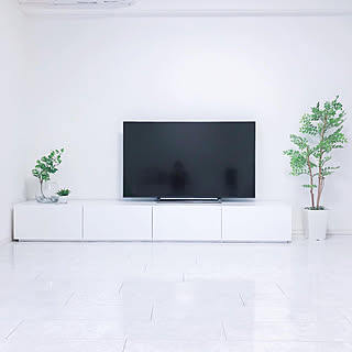 白いテレビボードのインテリア実例 Roomclip ルームクリップ