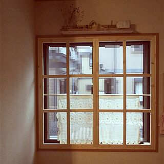 窓枠/手作り窓枠/DIY/お手伝いDIYのインテリア実例 - 2012-11-30 23:29:48
