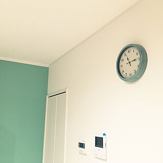 壁/天井/スライム/青い壁/時計のインテリア実例 - 2015-12-09 23:17:38